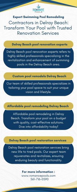 Crafting Dreams into Reality: Delray Beach’s Expert Swimming Pool Remodeling