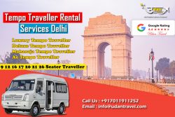 12, 16, 18, 20, 22, 26-Seater Luxury Tempo Traveller hire in Delhi