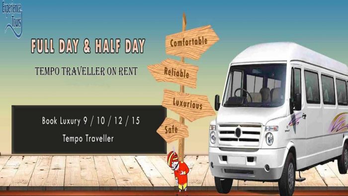 Tempo Traveller on Rent for Family and Friends Trip