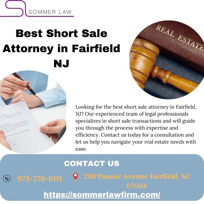 Top-Rated Short Sale Attorney in Fairfield, NJ