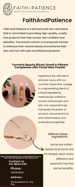 Rejuvenate and Glow: Turmeric-Enriched Facial Wax Powder Magic