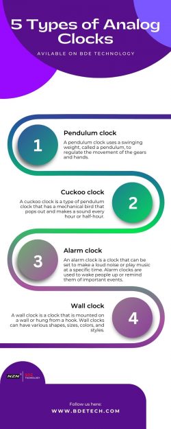 5 Types of Analog Clocks Available in Singapore