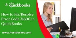 How to Rectify QuickBooks Error Code 31600?