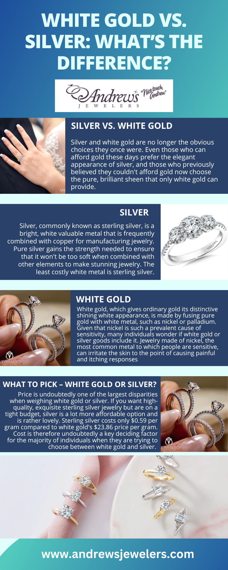 White Gold vs. Silver: What’s The Difference? - Social Social Social ...