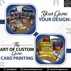 Your Game Your Design The Art of Custom Game Card Printing