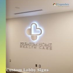 Acrylic Lobby Sign of Our Values