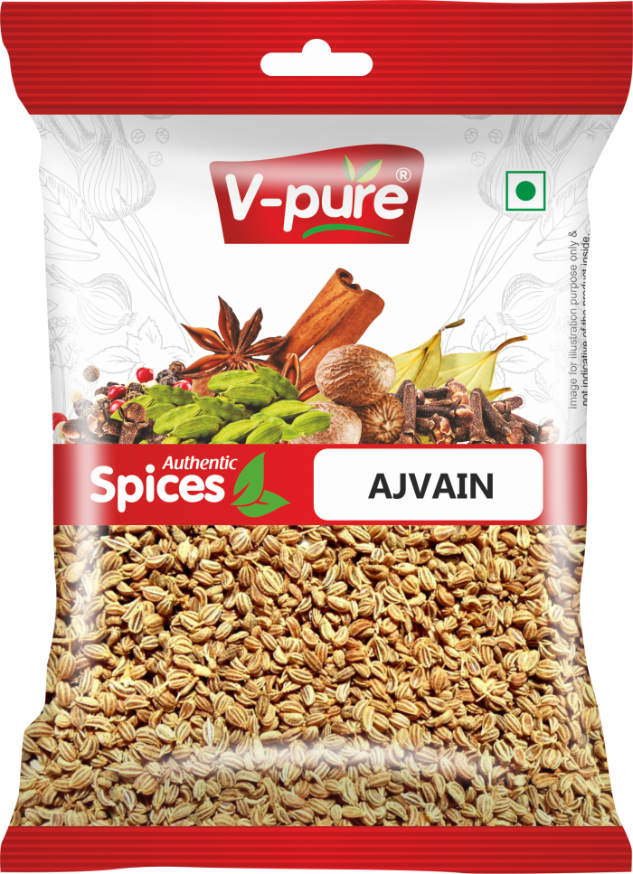 V-PURE Fresh Whole Ajwain Seeds | Carom Seeds | Gluten Free | Quality Carom Seed | Perfect for S ...