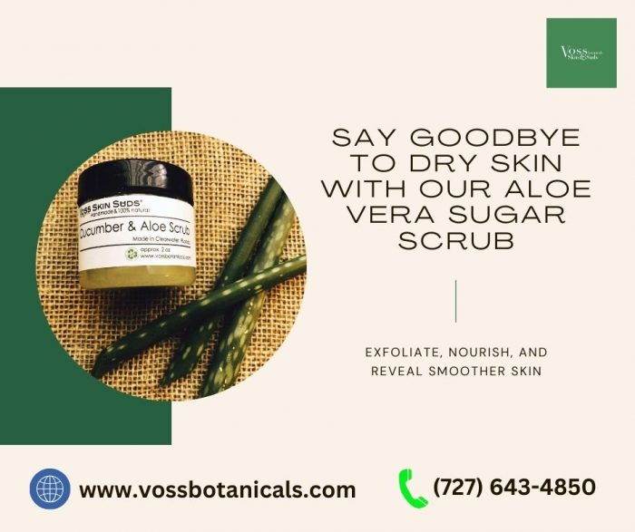 Pamper Your Skin with Natural Aloe Vera Sugar Scrub