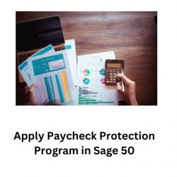 Apply Paycheck Protection Program in Sage 50