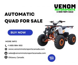 Dominate the Trails with Our Premium Automatic Quad-Venom Motorsports Canada
