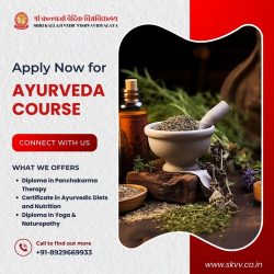 Admission 2024 Open for Ayurveda Course at SKV University | Apply Now