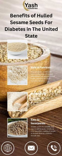 Benefits of Hulled Sesame Seeds For Diabetes in The United State