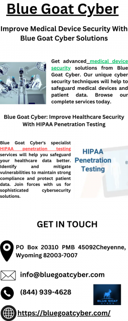 Blue Goat Cyber leads The Way In Medical Device Security Solutions