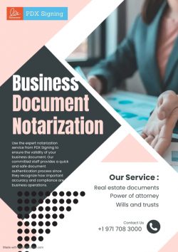 Business document notarization
