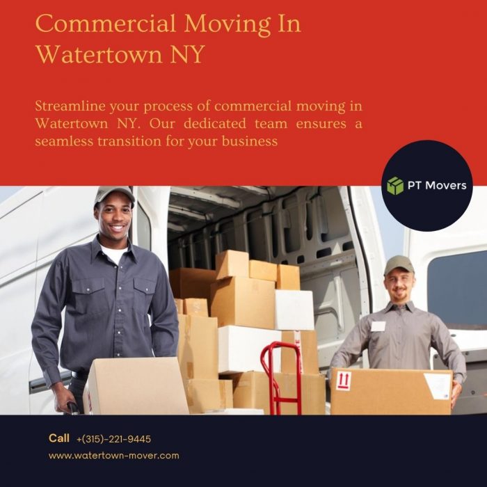 Commercial Moving In Watertown NY