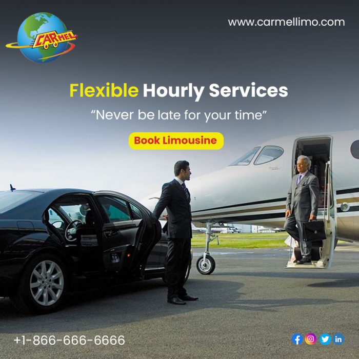 CarmelLimo’s Flexible Hourly Services