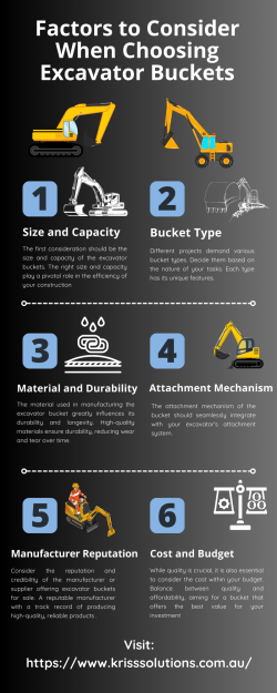 Factors to Consider When Choosing Excavator Buckets