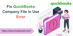 How to Troubleshoot QuickBooks Company File in Use Error?