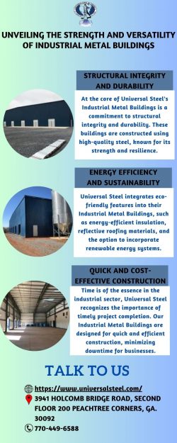 Cutting-Edge Industrial Metal Buildings By Universal Steel