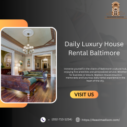 Daily Luxury House Rental Baltimore