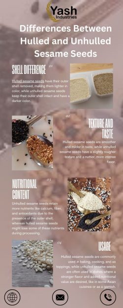 Differences Between Hulled and Unhulled Sesame Seeds