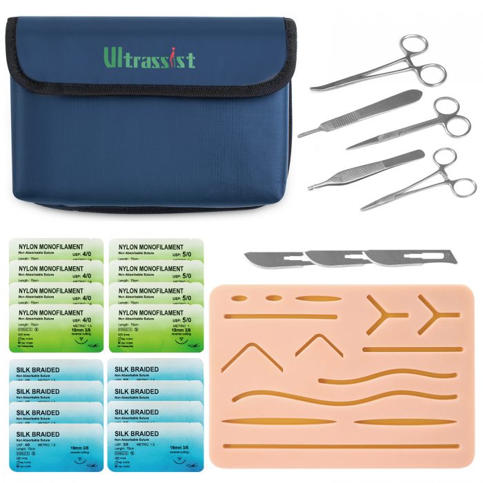 Ultrassist Fashion Suture Kit with Latest Large Pad, Fashion Pouch