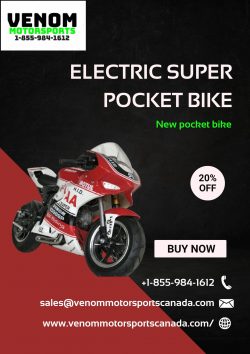 Conquer the Streets with Electric Super Pocket Bikes – Venom Motorsports Canada
