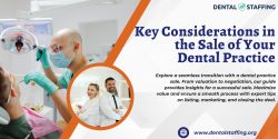 Key Considerations in the Sale of Your Dental Practice