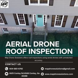 Elevate Precision with Map Drone Solutions for Aerial Drone Roof Inspection