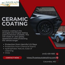 Enhance and Protect: Fugate Auto Detailing Ceramic Coating Services