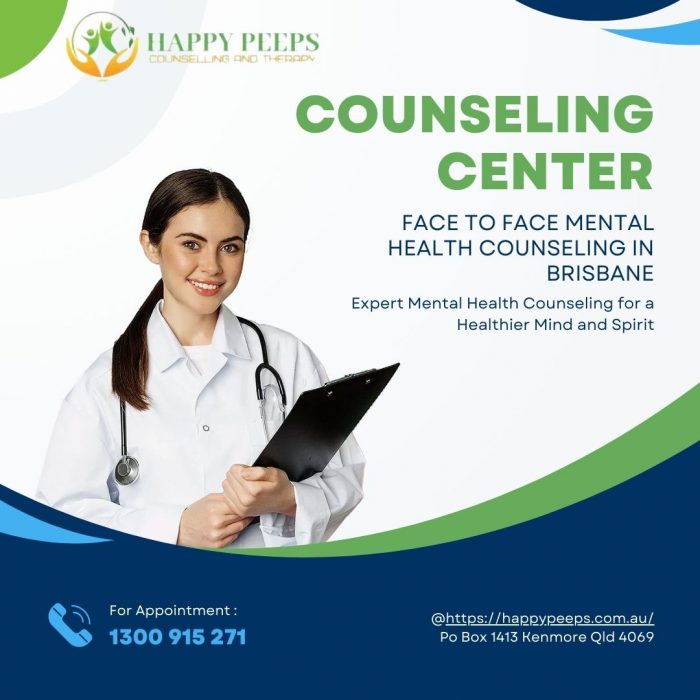 Face to face mental health counseling in Brisbane by happy-peeps