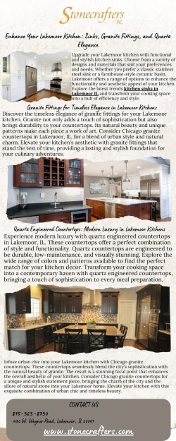 Finding the Perfect Kitchen Sink in Lakemoor, IL