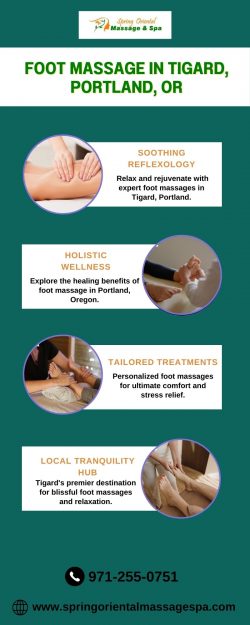 Relax your Body with the Foot Massage in Tigard, Portland, OR
