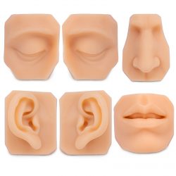 Ultrassist Soft Silicone Mouth Ear Eye Nose Model for Practicing Suture