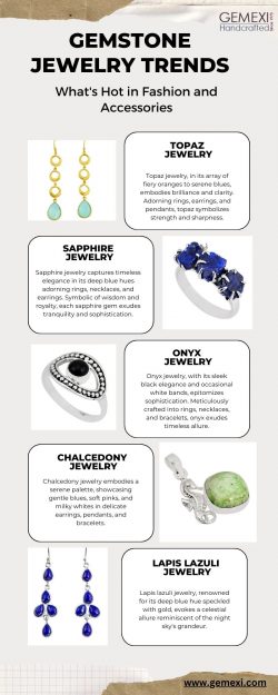 Gemstone Jewelry Trends: What’s Hot in Fashion and Accessories