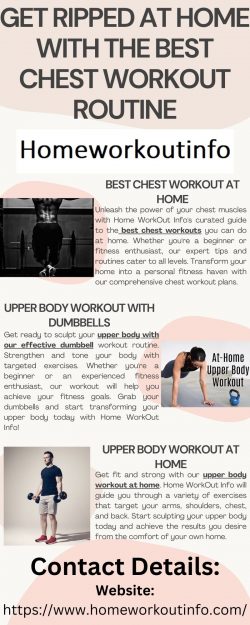 Get The Best Chest Workout At Home And Build Strength