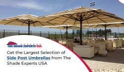 Get the Largest Selection of Side Post Umbrellas from The Shade Experts USA