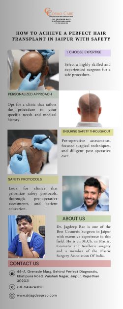 How do I get a perfect hair transplant in Jaipur with proper safety?