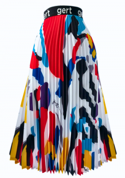 Gert Confetti Pleated Skirt: Versatile Elegance for Stylish Statements