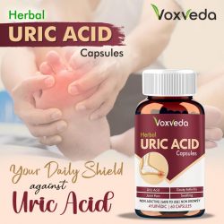 Uric Acid Capsules | Herbal Joint Support Supplements – 60 Capsules