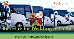 Luxury Bus Hire in Delhi for Marriage