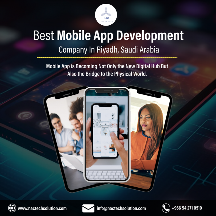 Mobile App Development Company In Saudi Arabia | NAC Tech Solution