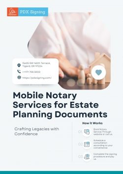 Mobile Notary Services for Estate Planning Documents