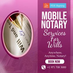 Mobile Notary Services for wills