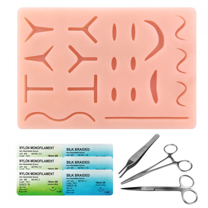 Ultrassist Pocket Suture Training Kit with 19 Pre-Cut Wounds Upgrade