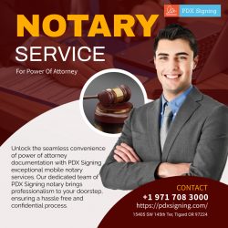 Notarized Power of Attorney for Minors Services