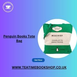 Charm in Every Chapter: Teatime Bookshop’s Exclusive Penguin Books Tote Bag