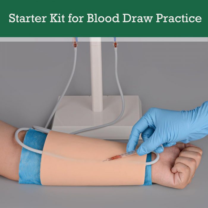 Ultrassist Phlebotomy Starter Practice Kit with Forearm-cuff Pad