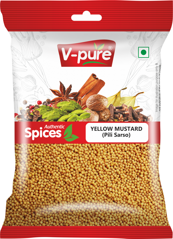 V-PURE Fresh Pili Sarso | Yellow Mustard Seeds | Peeli Sarson | Sarso Seeds | Whole Spices | Pee ...