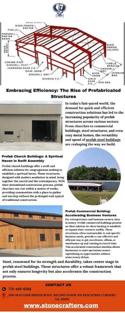 Prefab Steel Buildings: The Smarter Construction Choice